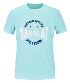 Heren T-shirt Babolat Exercise Graphic Tee Men Angel Blue