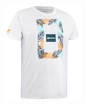 Heren T-shirt Babolat  Exercise Message Tee Men White/White