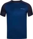 Heren T-shirt Babolat Play Club Crew Neck Tee Dark Blue