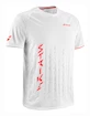 Heren T-shirt Babolat  Strike Crew Neck Tee Men White/Strike Red