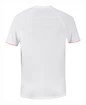 Heren T-shirt Babolat  Strike Crew Neck Tee Men White/Strike Red