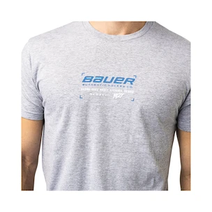 Heren T-shirt Bauer  Graphic Tee Grey L