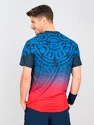 Heren T-shirt BIDI BADU  Colortwist Tee Dark Blue/Red