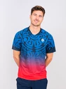 Heren T-shirt BIDI BADU  Colortwist Tee Dark Blue/Red