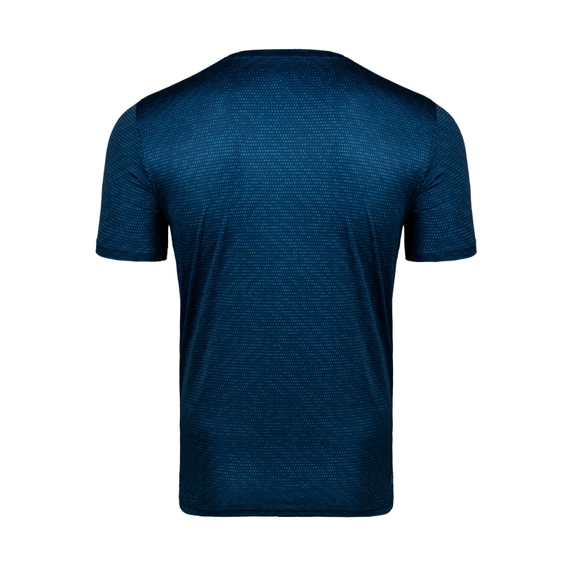 Heren T-shirt BIDI BADU  Falou Tech Tee Dark Blue, Petrol XL