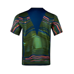 Heren T-shirt BIDI BADU  Jiro Tech Tee Green/Dark Blue
