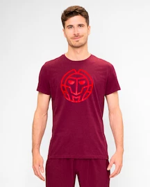 Heren T-shirt BIDI BADU Protected Leafs Chill Tee Bordeaux