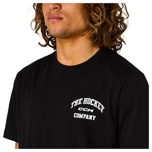 Heren T-shirt CCM  Athleisure Tee Black
