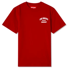 Heren T-shirt CCM Athleisure Tee Red
