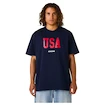 Heren T-shirt CCM  Flag Tee Team USA Navy