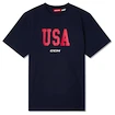 Heren T-shirt CCM  Flag Tee Team USA Navy
