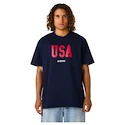 Heren T-shirt CCM  Flag Tee Team USA Navy