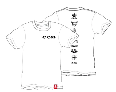 Heren T-shirt CCM  Historical Tee