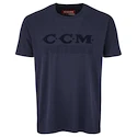 Heren T-shirt CCM Holiday SS Tee B Navy S