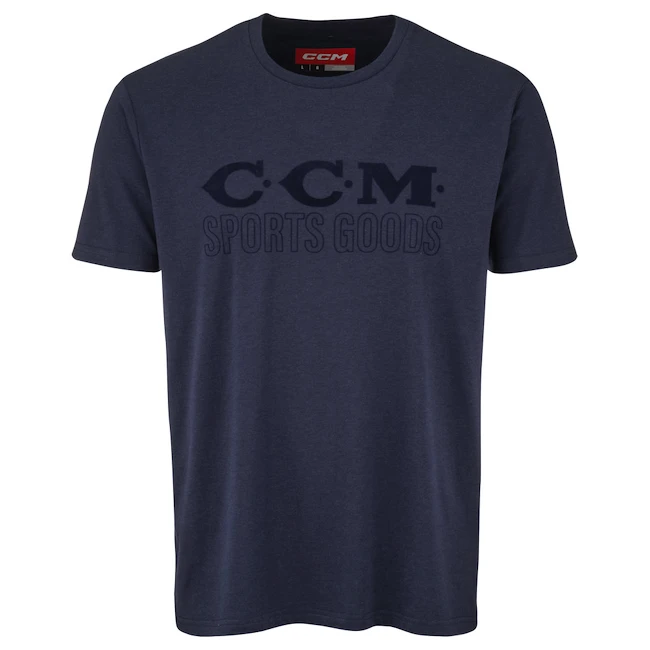 Heren T-shirt CCM Holiday SS Tee B Navy S