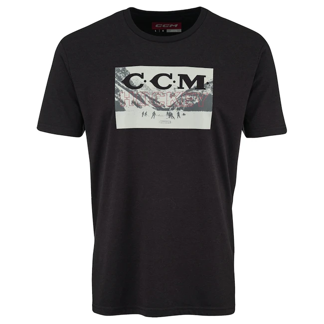 Heren T-shirt CCM Holiday SS Tee C Black