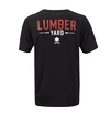 Heren T-shirt CCM  LUMBER YARD TEE Black