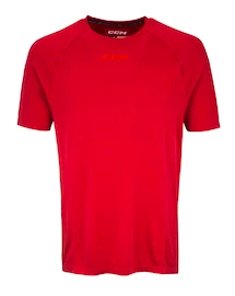 Heren T-shirt CCM SS Premium Training Tee Red Senior