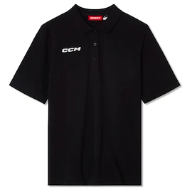 Heren T-shirt CCM Team Polo Black