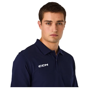 Heren T-shirt CCM  Team Polo Navy