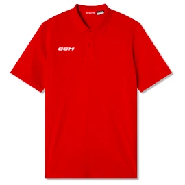 Heren T-shirt CCM Team Polo Red