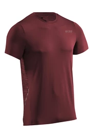 Heren T-shirt CEP Round Neck SS Dark Red