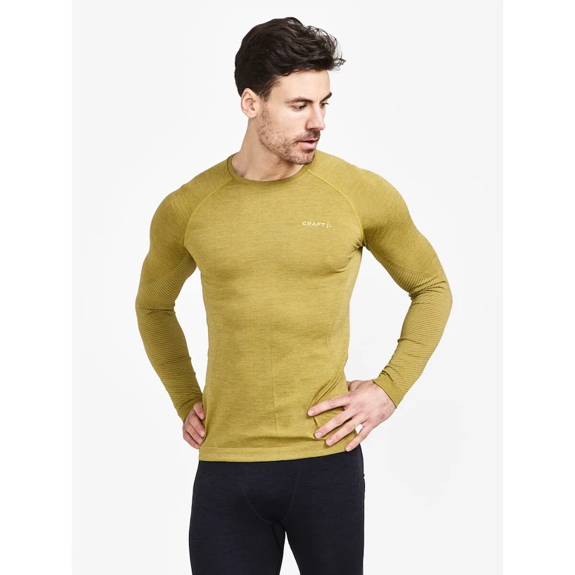 Heren T-shirt Craft  CORE Dry Active Comfort LS Brown S