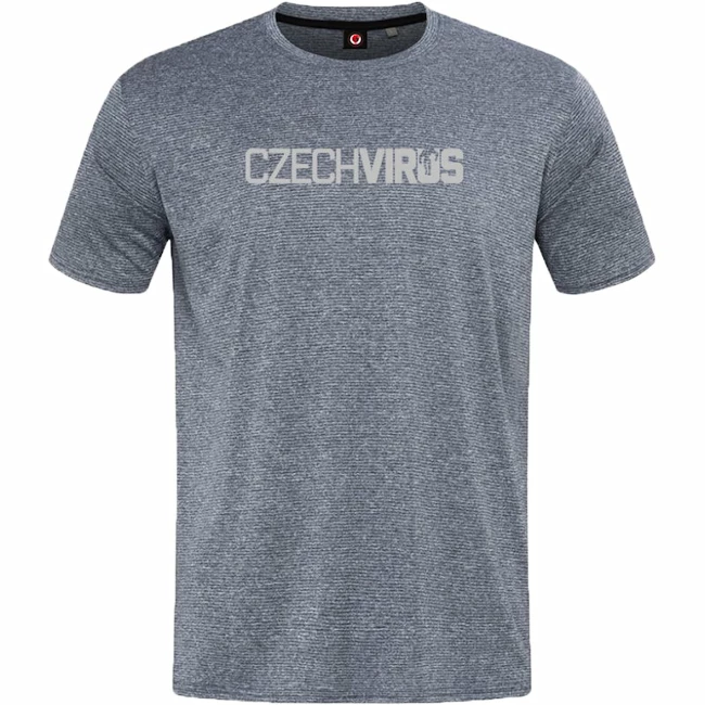 Heren T-shirt Czech Virus  Recycled Gray