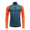Heren T-shirt Devold  Running Man Zip Neck