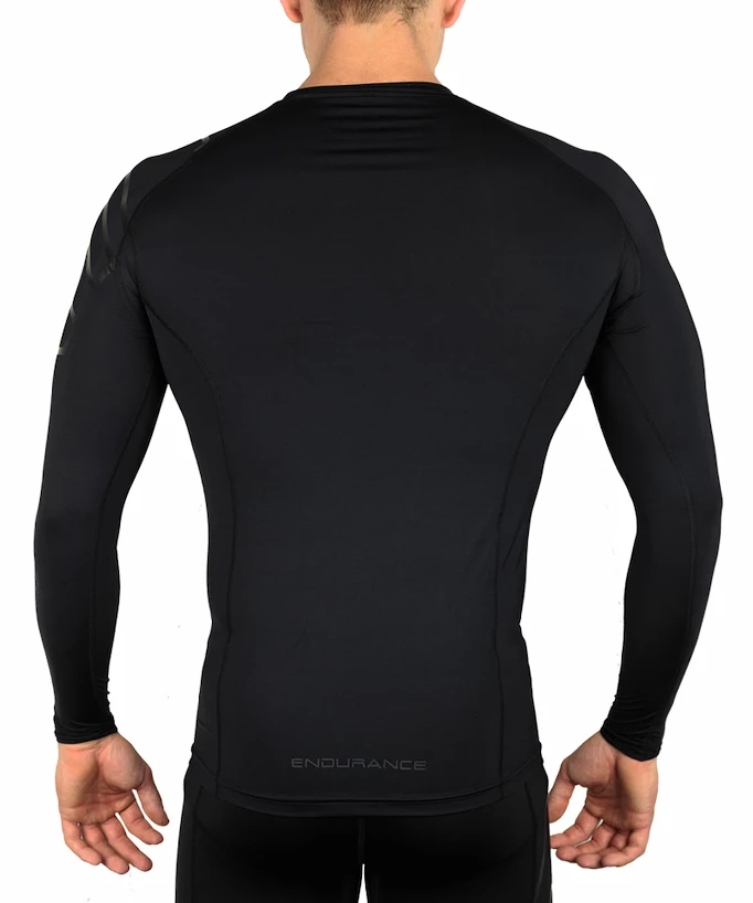Heren T-shirt Endurance  Cenarfon Compression LS Black S