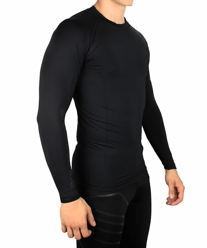 Heren T-shirt Endurance  Cenarfon Compression LS Black S