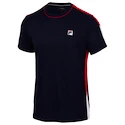 Heren T-shirt Fila  T-Shirt Gabriel Navy/Fila Red  L