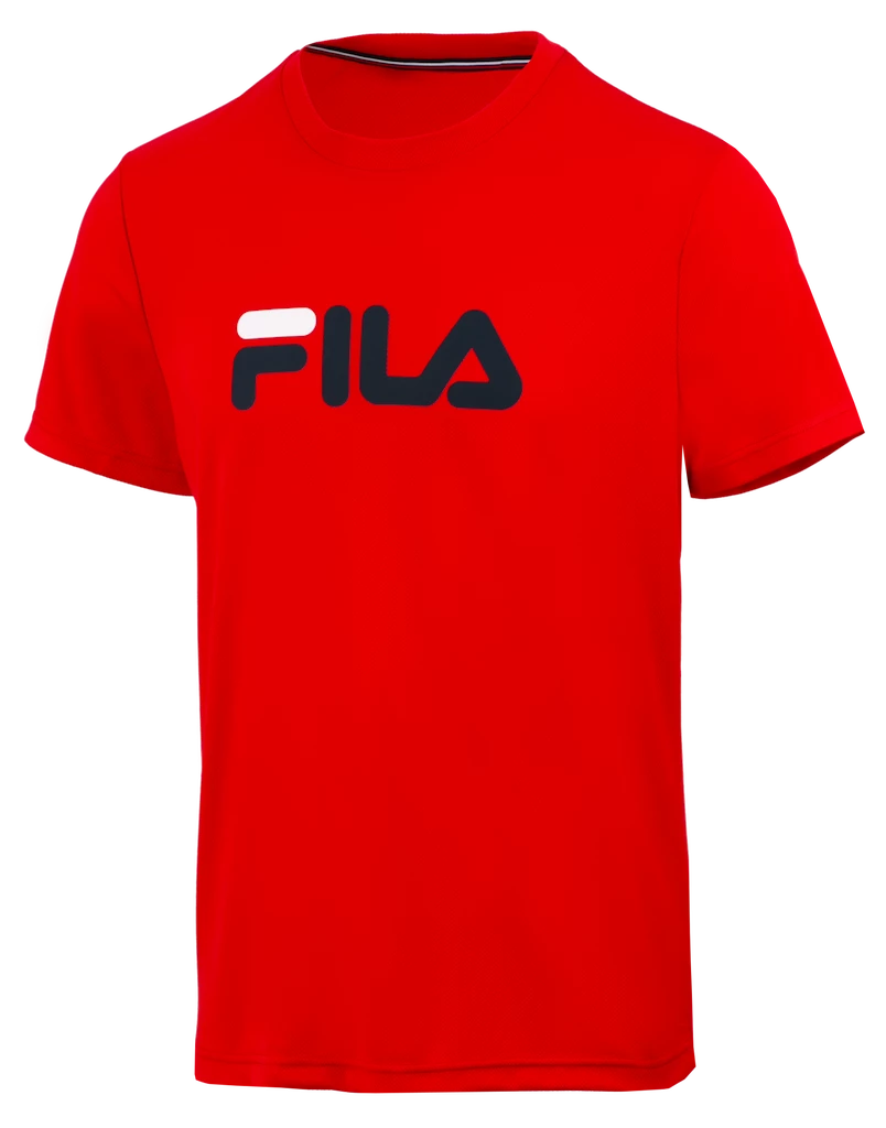 Heren T-shirt Fila  T-Shirt Logo Fila Red