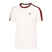 Heren T-shirt Fila  T-Shirt Stripes Jascha 2 White Alyssum/Cabernet L