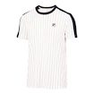 Heren T-shirt Fila  T-Shirt Stripes Jascha 2 White Alyssum Stripes M