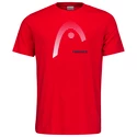 Heren T-shirt Head  Vision Club Carl T-Shirt Men Red/White