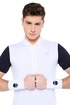 Heren T-shirt Hydrogen  Tech Zipped Polo White/Blue