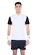 Heren T-shirt Hydrogen  Tech Zipped Polo White/Blue