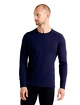 Heren T-shirt Icebreaker  200 Oasis LS Crewe Midnight Navy