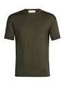 Heren T-shirt Icebreaker  Granary SS Pocket Tee Loden