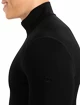 Heren T-shirt Icebreaker  M 260 Tech LS Half Zip Black