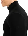 Heren T-shirt Icebreaker  M 260 Tech LS Half Zip Black