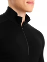 Heren T-shirt Icebreaker  M 260 Tech LS Half Zip Black