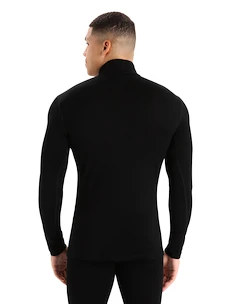 Heren T-shirt Icebreaker  M 260 Tech LS Half Zip Black