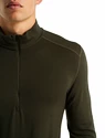 Heren T-shirt Icebreaker  M 260 Tech LS Half Zip Loden