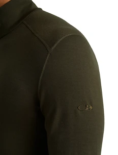 Heren T-shirt Icebreaker  M 260 Tech LS Half Zip Loden