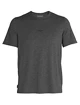 Heren T-shirt Icebreaker  M Central SS Tee GRITSTONE HTHR