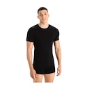 Heren T-shirt Icebreaker Merino Anatomica 150 SS Crewe Black