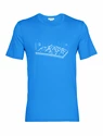 Heren T-shirt Icebreaker Tech Lite II SS Alp Lazurite