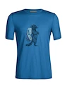 Heren T-shirt Icebreaker Tech Lite II SS Tee Waschbar Wandering Azul XL